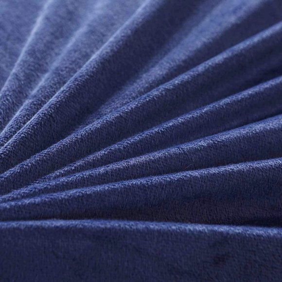 💎NAVY Queen Faux Fur Comfy Plush Shaggy Duvet Cover Set Luxury Soft Velvet 💎 - Picture 4 of 8